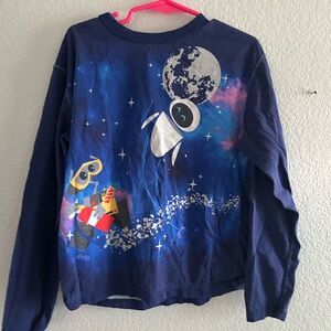 Disney Wall-E and Eve long sleeved shirt